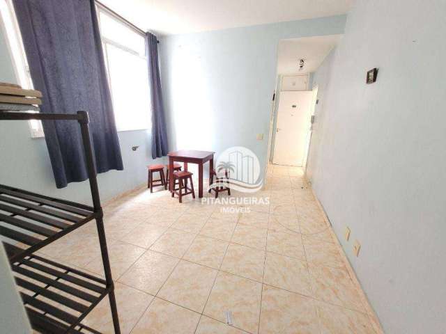 Apartamento com 1 dormitório para alugar, 50 m² - Pitangueiras - Guarujá/SP