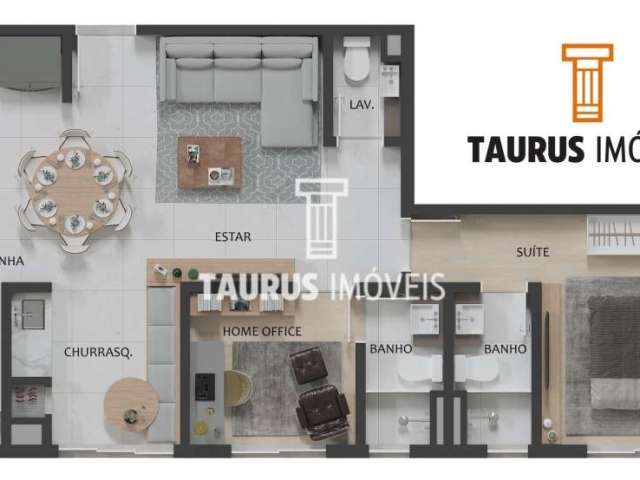 Apartamento 2 Quartos. 68m², à venda por R$ 687.000