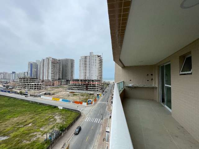 Apartamento 03 suítes 2 vagas com Sacada Enorme com Vista Lateral do Mar no Bairro Aviação em Praia Grande/SP