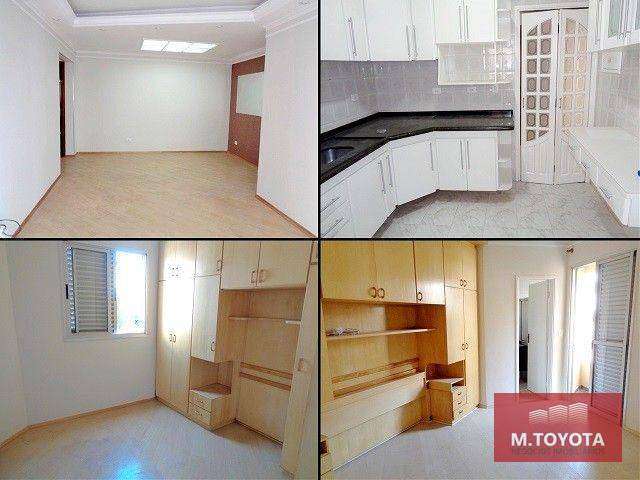 Apartamento com 02 dormitórios (sendo 01 suíte), 02 sacadas (sala e suíte) e estacionamento coberto (01 vaga livre)