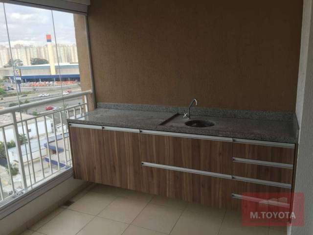 Apartamento com 2 dormitórios para alugar, 71 m² por R$ 3.160,00/mês - Vila Antonieta - Guarulhos/SP