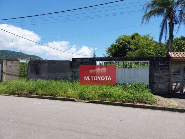 Terreno à venda, 253 m² por R$ 120.000,00 - Jardim Leonor - Mongaguá/SP