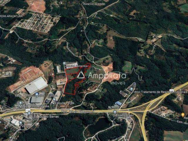 Área à venda, 105685 m² por R$ 17.438.000,00 -  Área Industrial - Campina Grande do Sul/PR