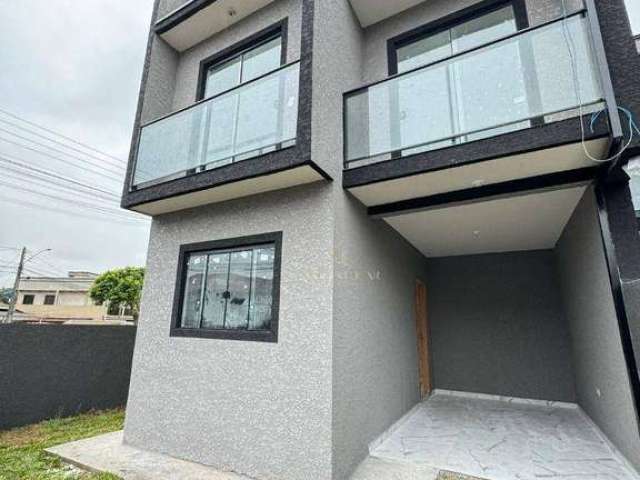 Sobrado com 3 dormitórios à venda, 74 m² por R$ 349.000,00 - Tatuquara - Curitiba/PR