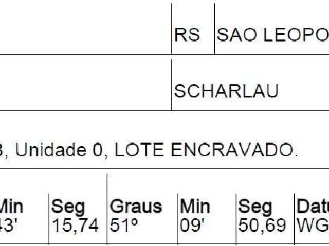 Oportunidade Única em SAO LEOPOLDO - RS | Tipo: Terreno | Negociação: Leilão  | Situação: Imóvel