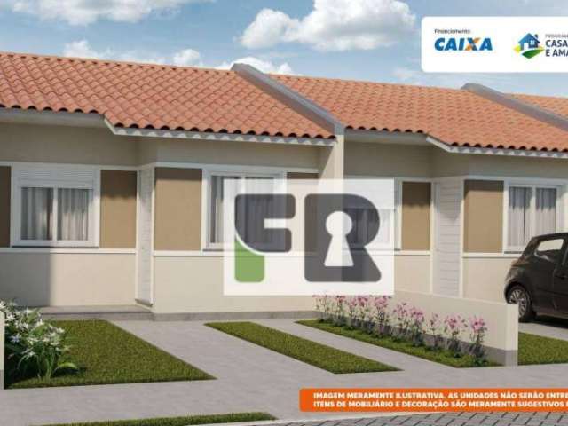 Casa com 2 dormitórios à venda, 44 m²- Residencial Meu Rincão - Cachoeirinha/RS