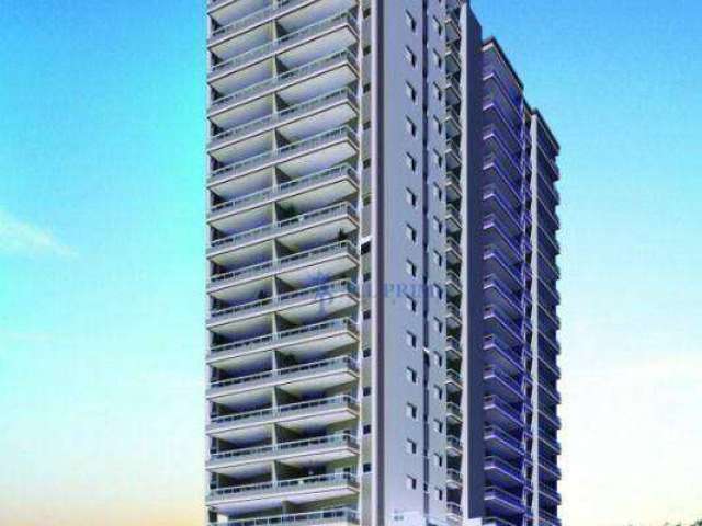 Apartamento com 2 dormitórios à venda, 75 m² por R$ 608.000,00 - Vila Guilhermina - Praia Grande/SP