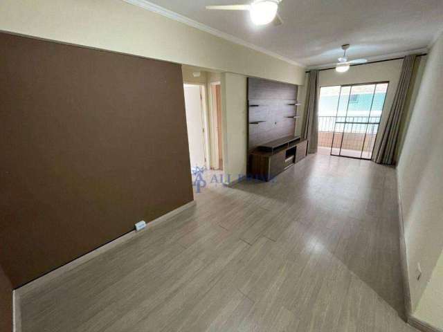 Apartamento com 2 dormitórios para alugar, 87 m² por R$ 3.200,01/mês - Tupi - Praia Grande/SP