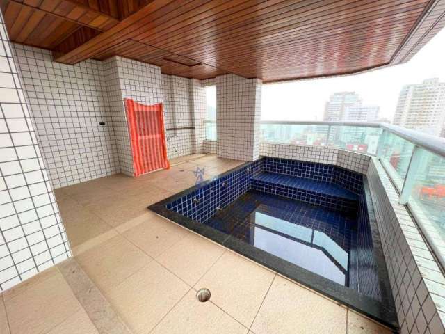 Apartamento com 4 dormitórios à venda, 205 m² por R$ 2.490.000,00 - Canto do Forte - Praia Grande/SP