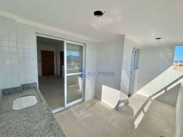 Apartamento com 2 dormitórios à venda, 69 m² por R$ 415.000,00 - Vila Guilhermina - Praia Grande/SP