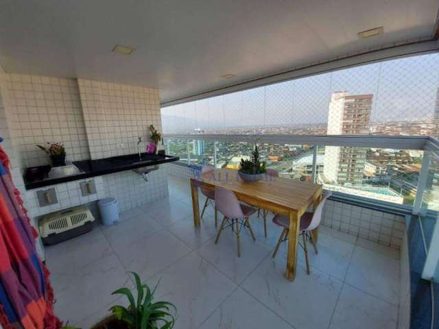 Apartamento com 3 dormitórios à venda, 110 m² por R$ 700.000,00 - Caiçara - Praia Grande/SP