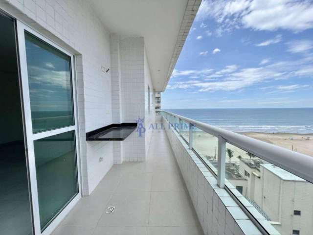 Apartamento com 3 dormitórios com linda vista Mar - R$ 650.000 - Aviação - Praia Grande/SP