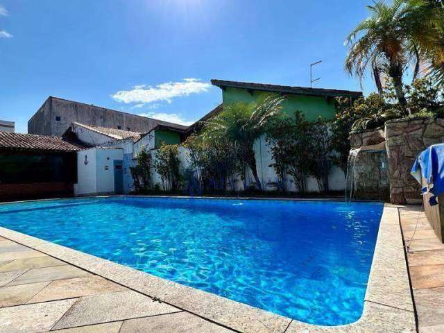 Casa com 5 dormitórios para alugar, 506 m² por R$ 10.000,00/mês - Maracanã - Praia Grande/SP