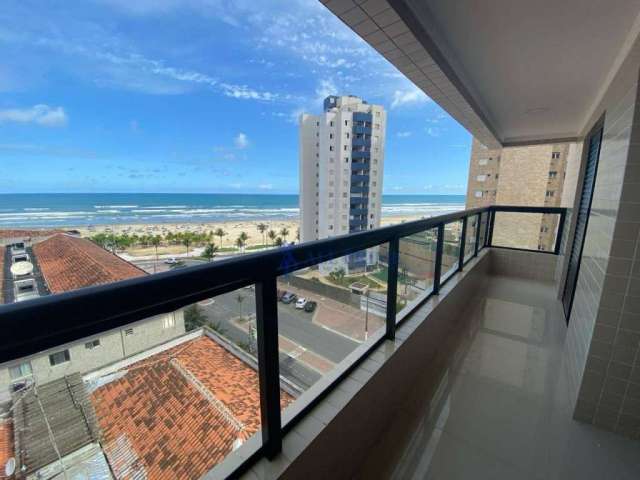 Apartamento novo, pronto para morar á 100 metros da praia no bairro Mirim em Praia Grande/SP