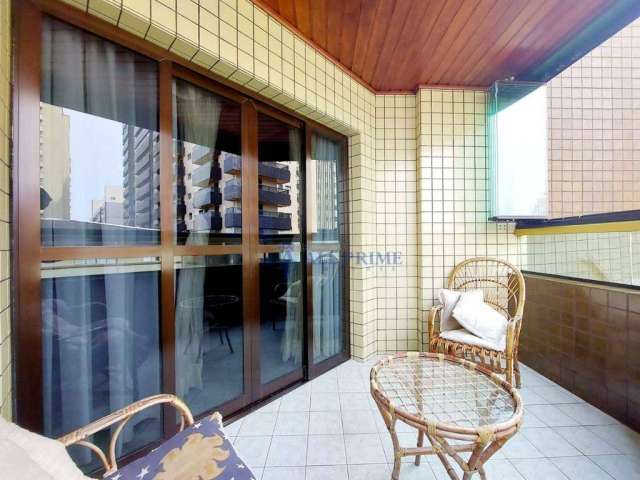 Apartamento com 3 dormitórios à venda, 110 m² por R$ 800.000,00 - Canto do Forte - Praia Grande/SP