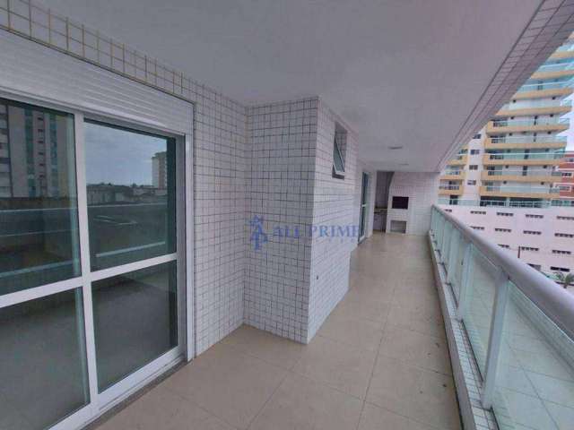 Apartamento com 2 dormitórios para alugar, 95 m² por R$ 3.800,01/mês - Tupi - Praia Grande/SP