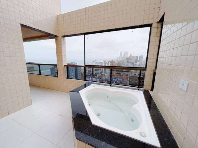 Cobertura com 3 dormitórios à venda, 128 m² por R$ 1.330.000,00 - Canto do Forte - Praia Grande/SP