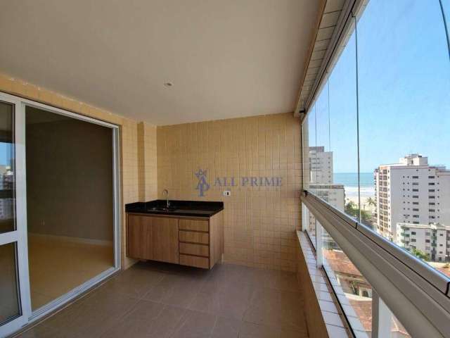 Apartamento com 2 dormitórios para alugar, 96 m² por R$ 3.800,02/mês - Aviação - Praia Grande/SP