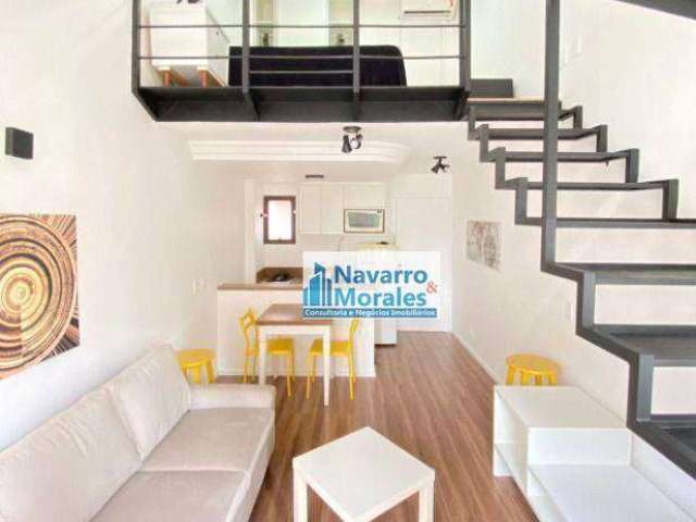 Apartamento, 40 m² - venda por R$ 600.000,00 ou aluguel por R$ 4.900,00/mês - Moema - São Paulo/SP