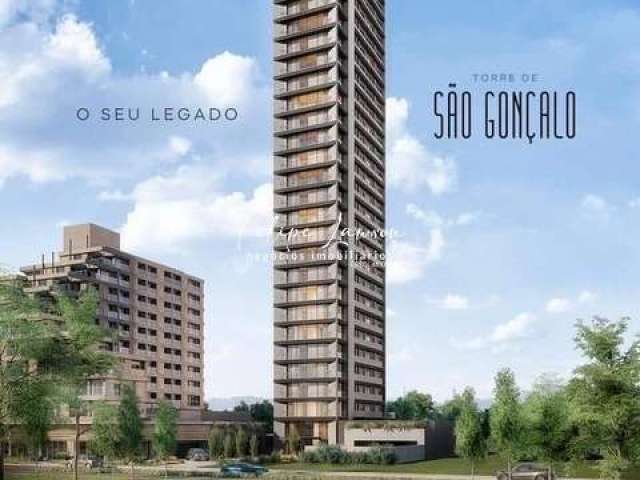 Torre de São Gonçalo, apartamento alto padrão andar alto com 3 suites