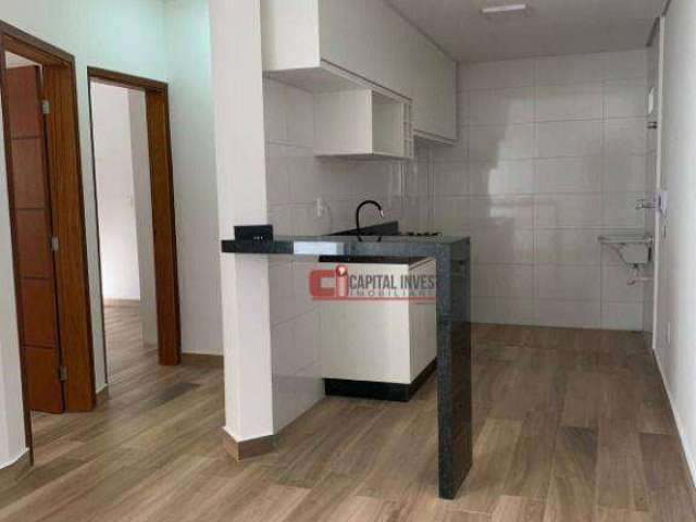 Apartamento com 2 dormitórios para alugar, 48 m² por R$ 2.223,00/mês - Dom Bosco - Jaguariúna/SP