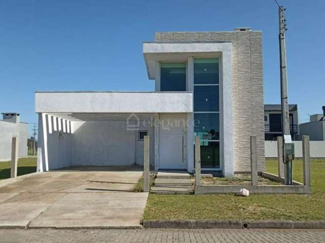 Casa em condomínio fechado com 3 quartos à venda na Rs 389, Estrada do Mar, 27, Santorini, Xangri-Lá por R$ 1.250.000