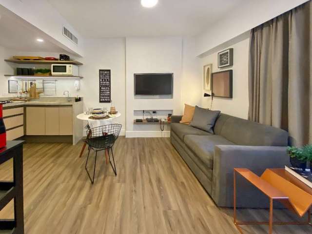 Versátil flat  para venda com 1 quarto, 31m²