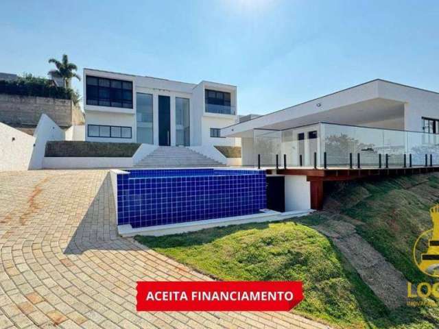 Casa Alto Padrão com 3 dormitórios à venda, 279 m² por R$ 2.400.000 - Condomínio Shambala III - Atibaia