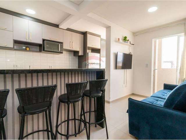 Apartamento da Mariana, 2 dormitórios, com churrasqueira e varanda, 1 vaga, valor R$229.000,00 Parque da Fonte, São José dos Pinhais