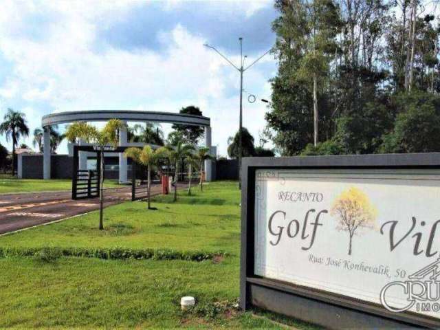 Terreno para venda em Cambé | Condomínio Recanto Golf Ville