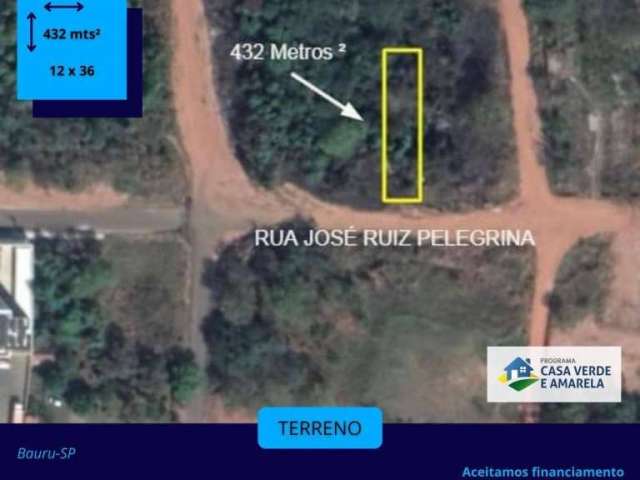 Terreno à venda, 432 m² por R$ 700.000,00 - Vila Aviação - Bauru/SP