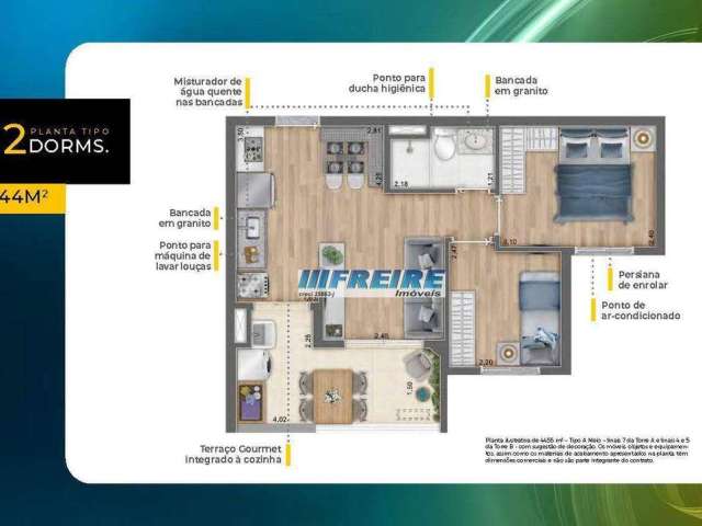 Apartamento à venda, 44 m² por R$ 408.200,00 - Vila Prudente (Zona Leste) - São Paulo/SP