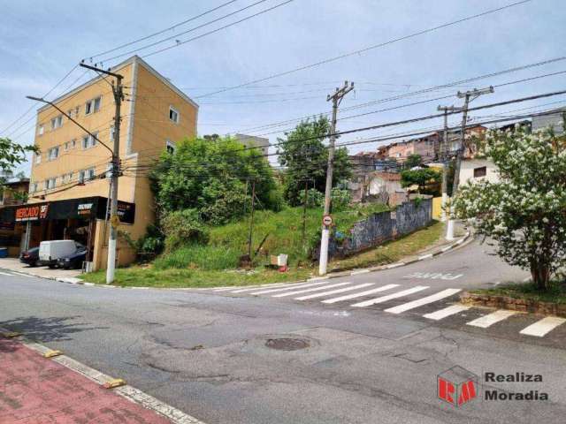 Terreno de esquina à venda, 692 m² por R$ 1.200.000 - Umuarama - Osasco/SP