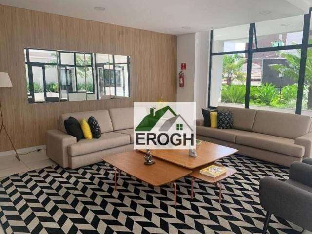 Apartamento com 3 dormitórios e 2 vagas Reseidencial Regine à venda, 82 m² por R$ 730.455 - Jardim - Santo André/SP