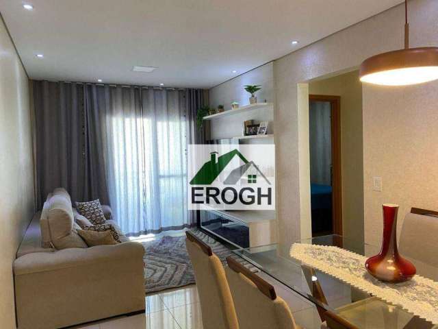 Apartamento com 2 dormitórios à venda, 63 m² por R$ 559.000,00 - Campestre - Santo André/SP