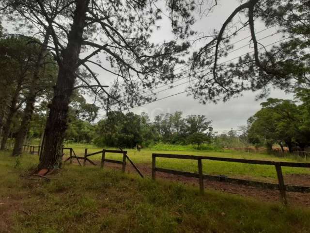 Ótimo sítio de 12hectares, plano,  de esquina, com 300metros de frente e 500m na rua lateral. &lt;BR&gt;Localizado a 10minutos de carro,  da Sociedade Hípica Porto Alegrense.&lt;BR&gt;Ótima opção para