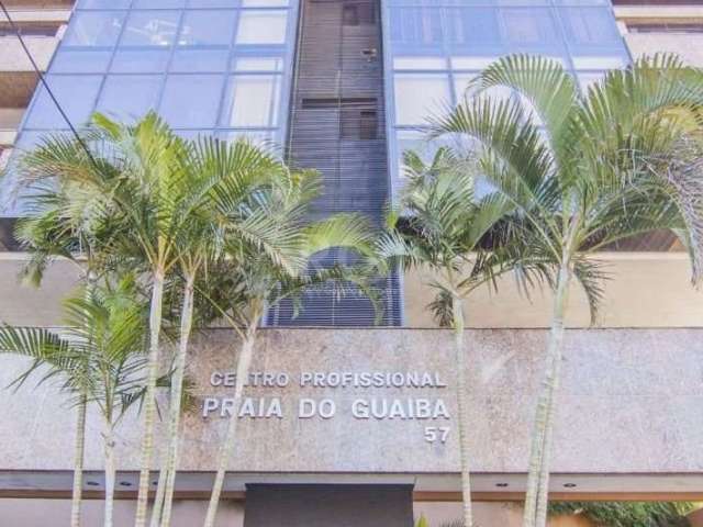 Excelente sala comercial com de 44m² privativos, (possibilidade de ampliar, para 88m2) lavabo e vaga. Localizada em andar alto e com ótima incidência solar. Está alugada por R$ 3.900,00. Edifício com 