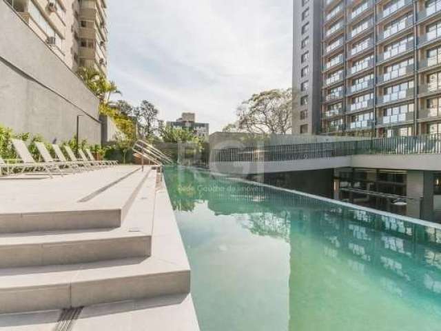 Ótimo Studio no Anita Residence da Maiojama, NOVO (nunca habitado), com 36m² privativos. Possui sala/dormitório amplo com janelões e ótima sacada, conceito aberto integrando sala e cozinha com churras