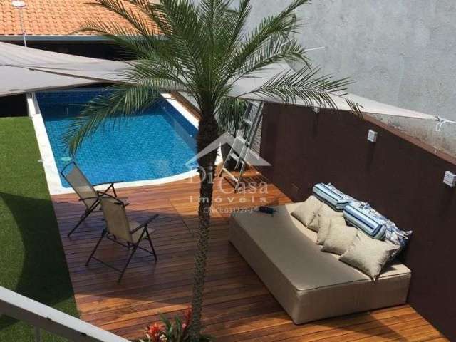 Casa com 3 dormitórios, Edícula, Piscina com 300 m² de terreno - JARDIM ALVINÓPOLIS - ATIBAIA