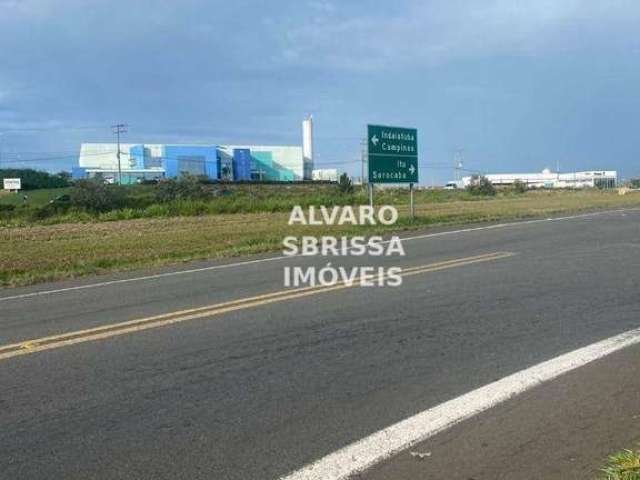 Área comercial à venda com 2.500 m2 em excelente localização na Rodovia Santos Dumont próximo à Concrebase Salto SP