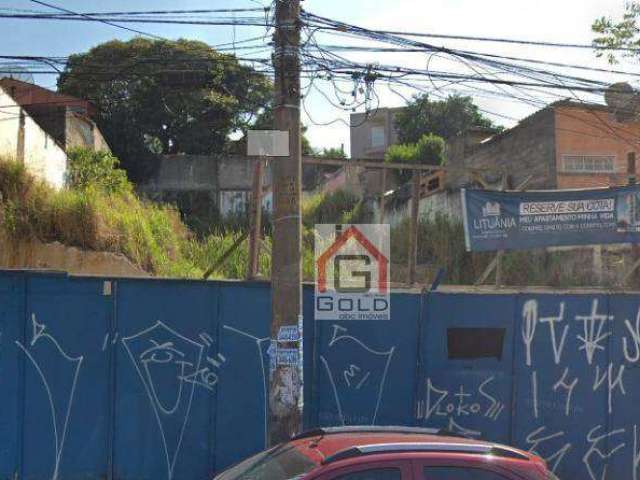 Terreno à venda, 560 m² por R$ 1.000.000,00 - Vila Curuçá - Santo André/SP