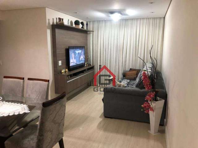 Apartamento com 3 dormitórios à venda, 68 m² por R$ 330.000,00 - Utinga - Santo André/SP