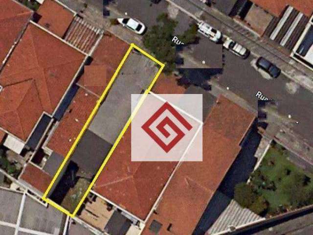 Terreno à venda, 125 m² por R$ 430.000,00 - Vila Scarpelli - Santo André/SP