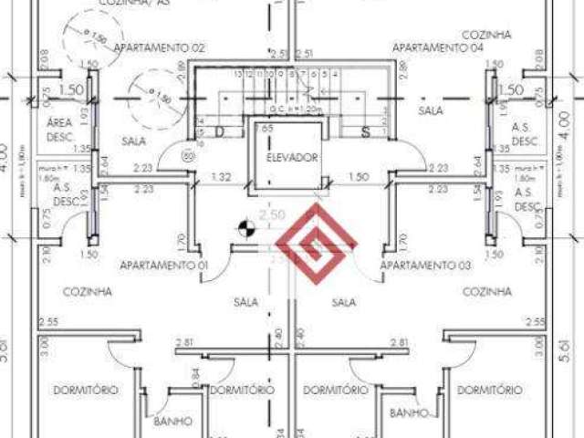 Apartamento com 2 dormitórios à venda, 57 m² por R$ 330.000,00 - Vila Bastos - Santo André/SP