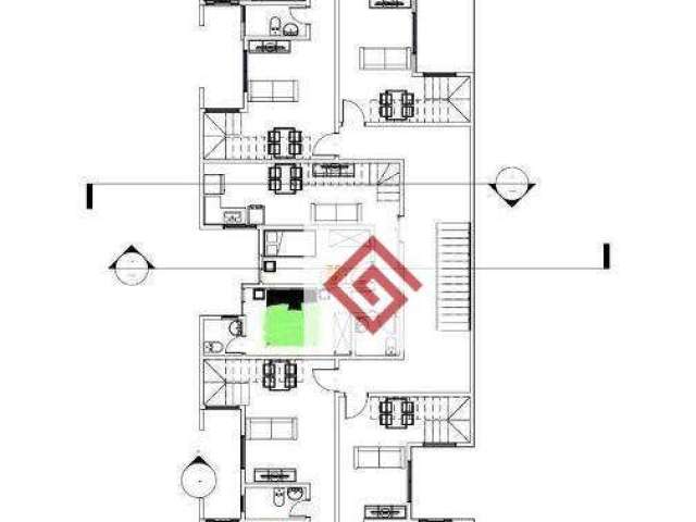 Apartamento com 2 dormitórios à venda, 50 m² por R$ 301.000,00 - Jardim das Maravilhas - Santo André/SP