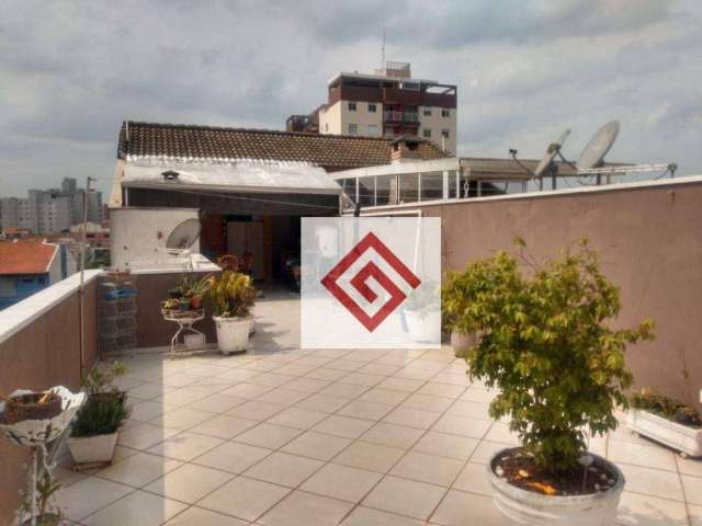 Cobertura à venda, 152 m² por R$ 650.000,00 - Vila Curuçá - Santo André/SP