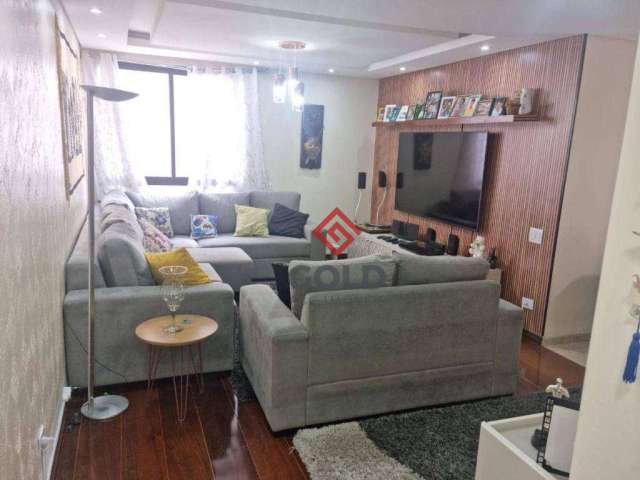 Apartamento com 3 dormitórios à venda, 105 m² por R$ 655.000,00 - Parque das Nações - Santo André/SP