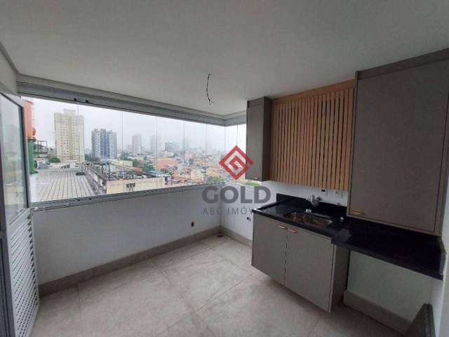 Apartamento com 1 dormitório para alugar, 63 m² por R$ 3.700,35/mês - Parque das Nações - Santo André/SP