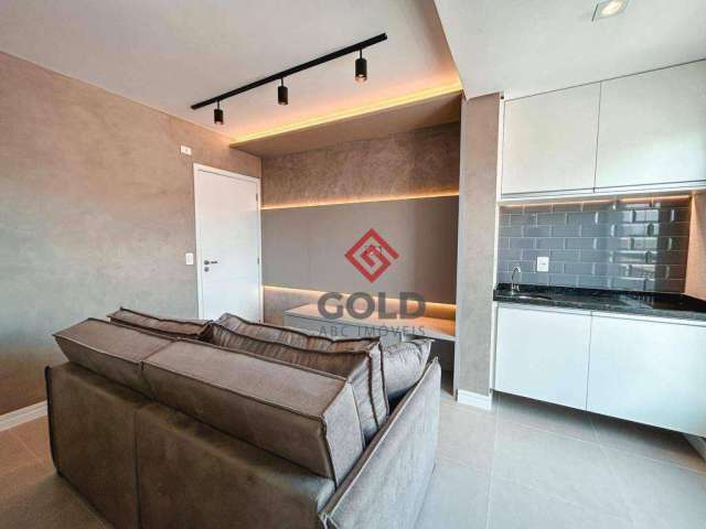 Apartamento com 2 dormitórios para alugar, 62 m² por R$ 5.020,00/mês - Casa Branca - Santo André/SP