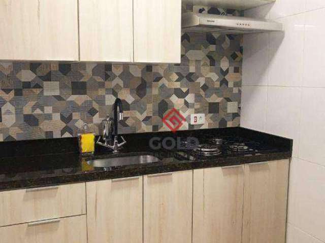 Apartamento com 2 dormitórios à venda, 55 m² por R$ 320.000,00 - Utinga - Santo André/SP